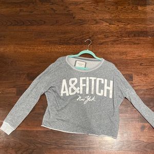 Abercrombie and fitch gray sweater